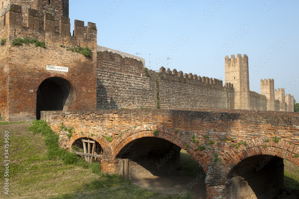 Montagnana (italy) - Medieval walls