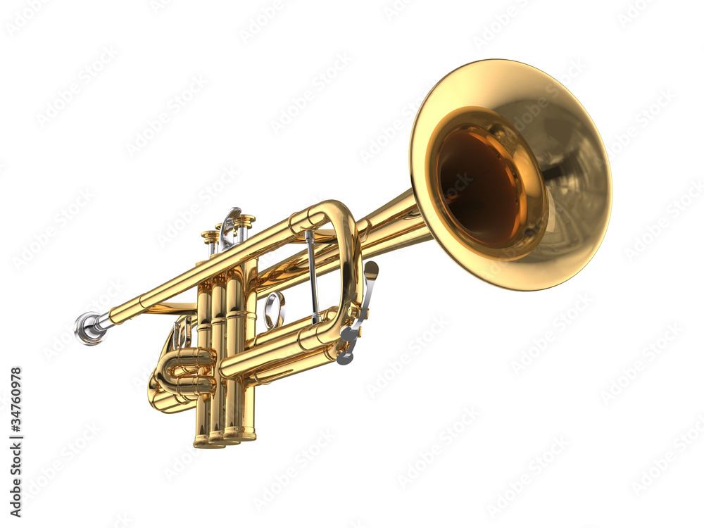 Naklejka premium Trumpet