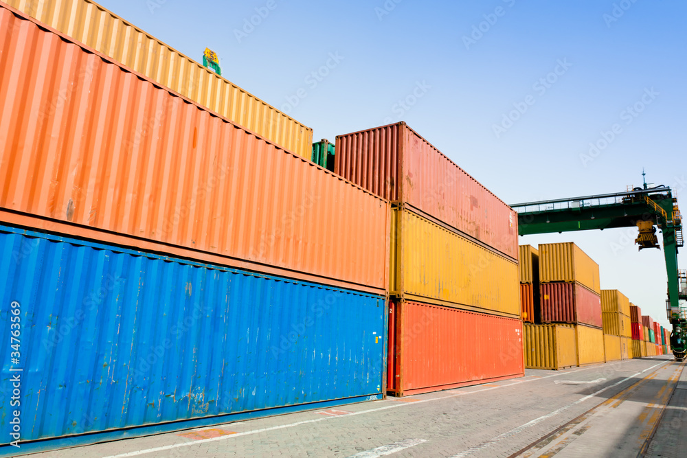 Fototapeta premium Container harbor