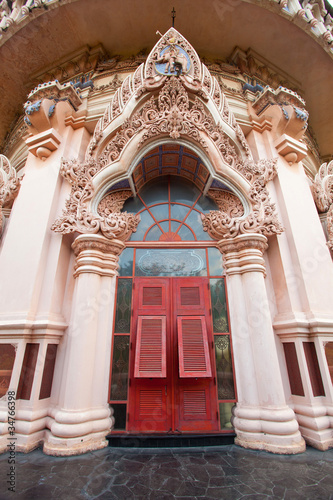 Beautifull entrance of erawan museum