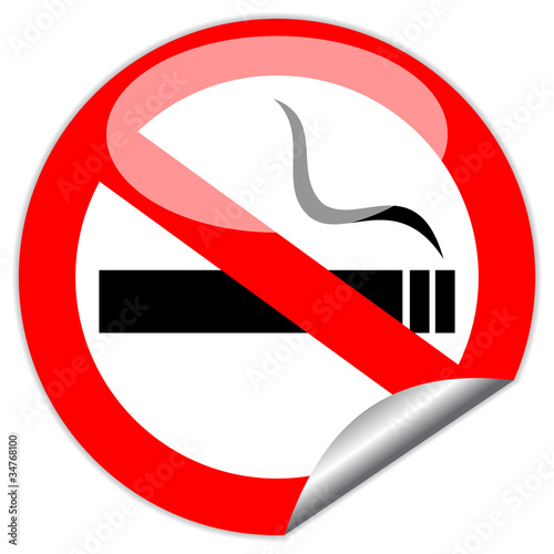 No smoking vector sign