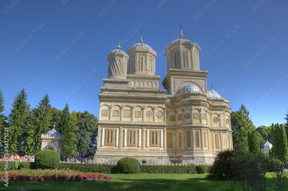 HDR image of a Romanian orthodox monastery