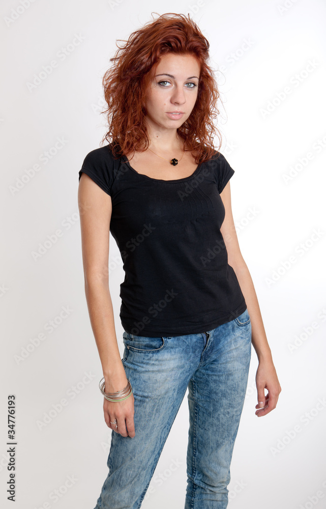 girl with red hair girl with red hair
