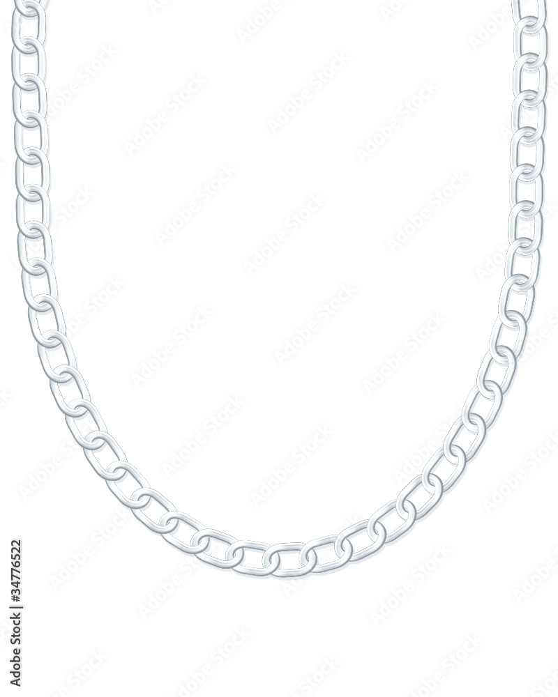 Fototapeta premium silver necklace