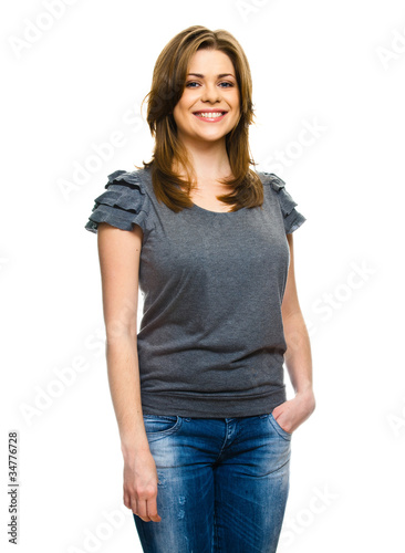 smiling woman