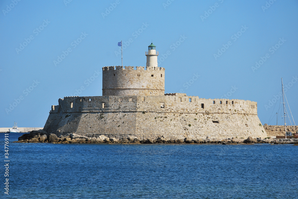 Rhodes Landmark Mandraki Port