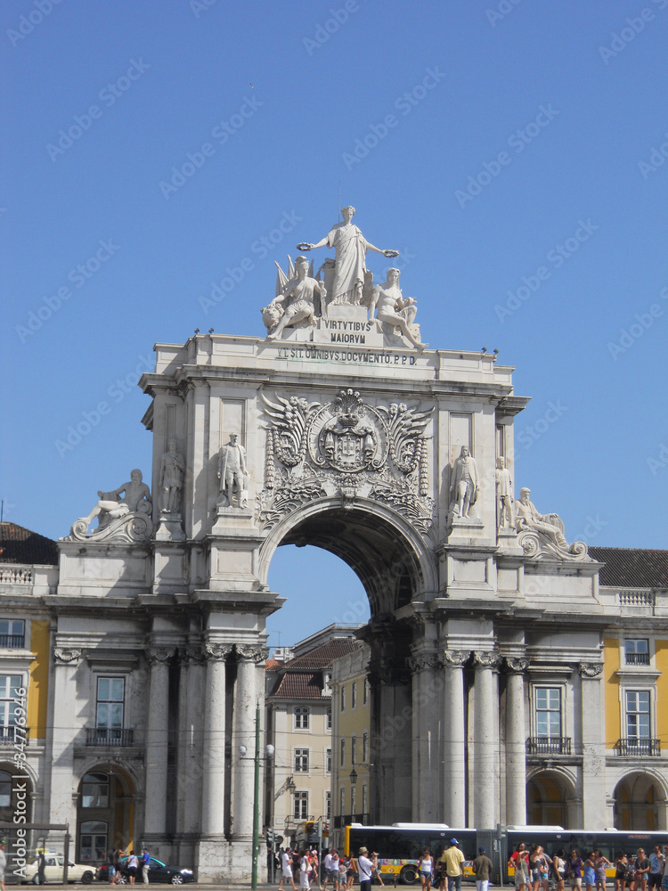 Lisbona, plaza de comercio
