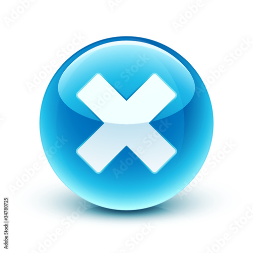 icône croix annulation / cancellation icon