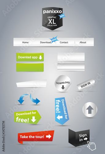 Pinaxxo series - Mixed web graphics