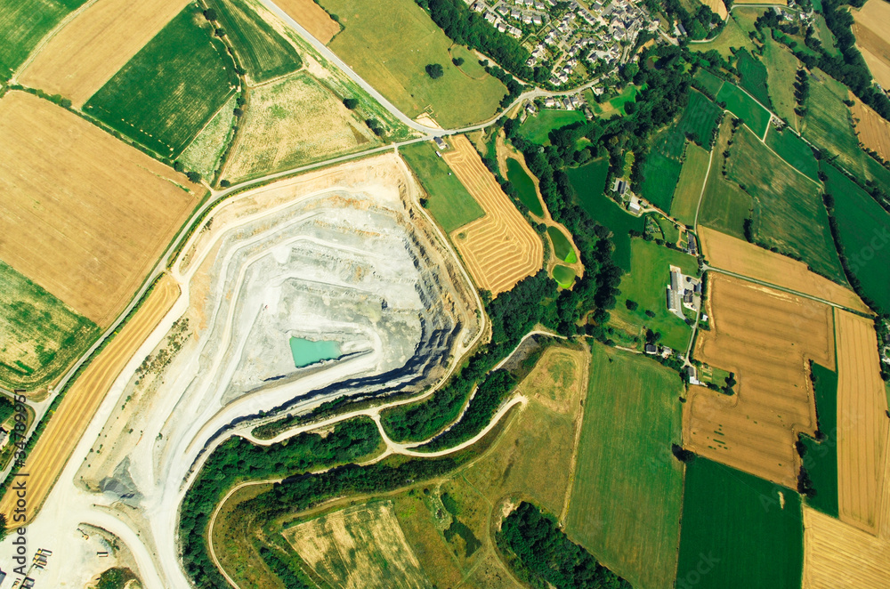 Mine vue du ciel Mine vue du ciel