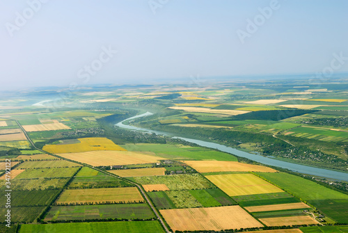 birds eye view of the earth