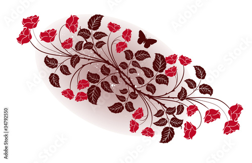 floral bordeau