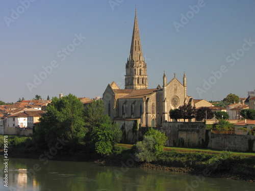 Canvas Print Ville de Langon ; Guyenne ; Vallées du Lot et Garonne