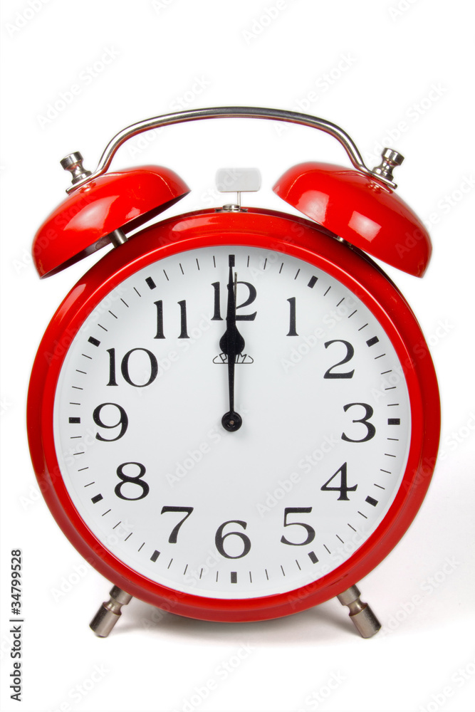 Wecker 12 Uhr / Twelve a clock Stock Photo | Adobe Stock