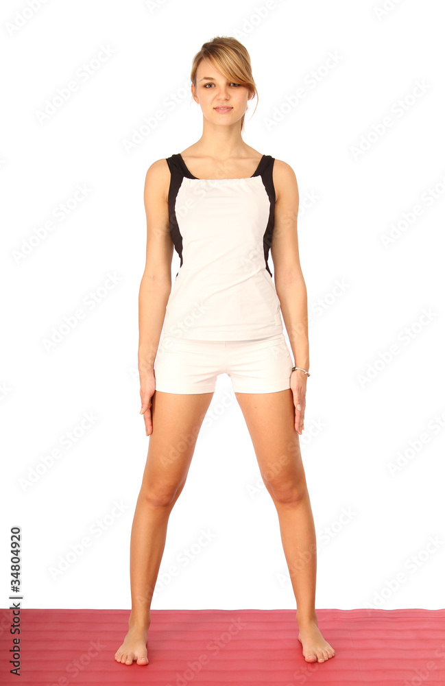 Frau beim Training Frau beim Training