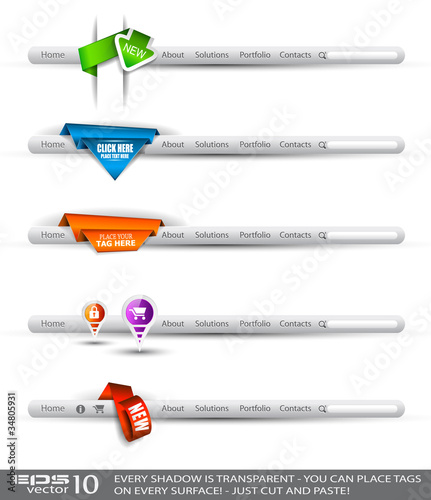 modern original style web headers