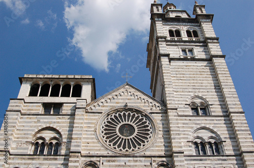 Old cathedral in Genoa photo