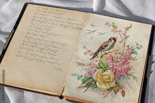 Vászonkép Altes Poesiealbum