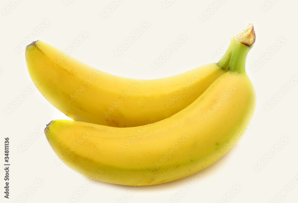 Isolated fruits - bananas