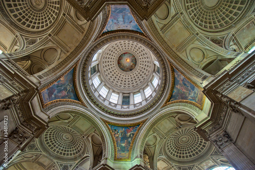 Dome of Pantheon  Paris  France
