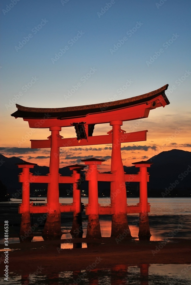 Itsukushima Shrine gate Itsukushima Shrine gate