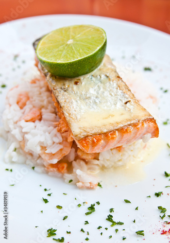 grilled salmon