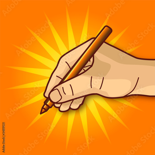 Hand orange 17