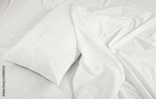 bedding sheets and pillow sleep bed