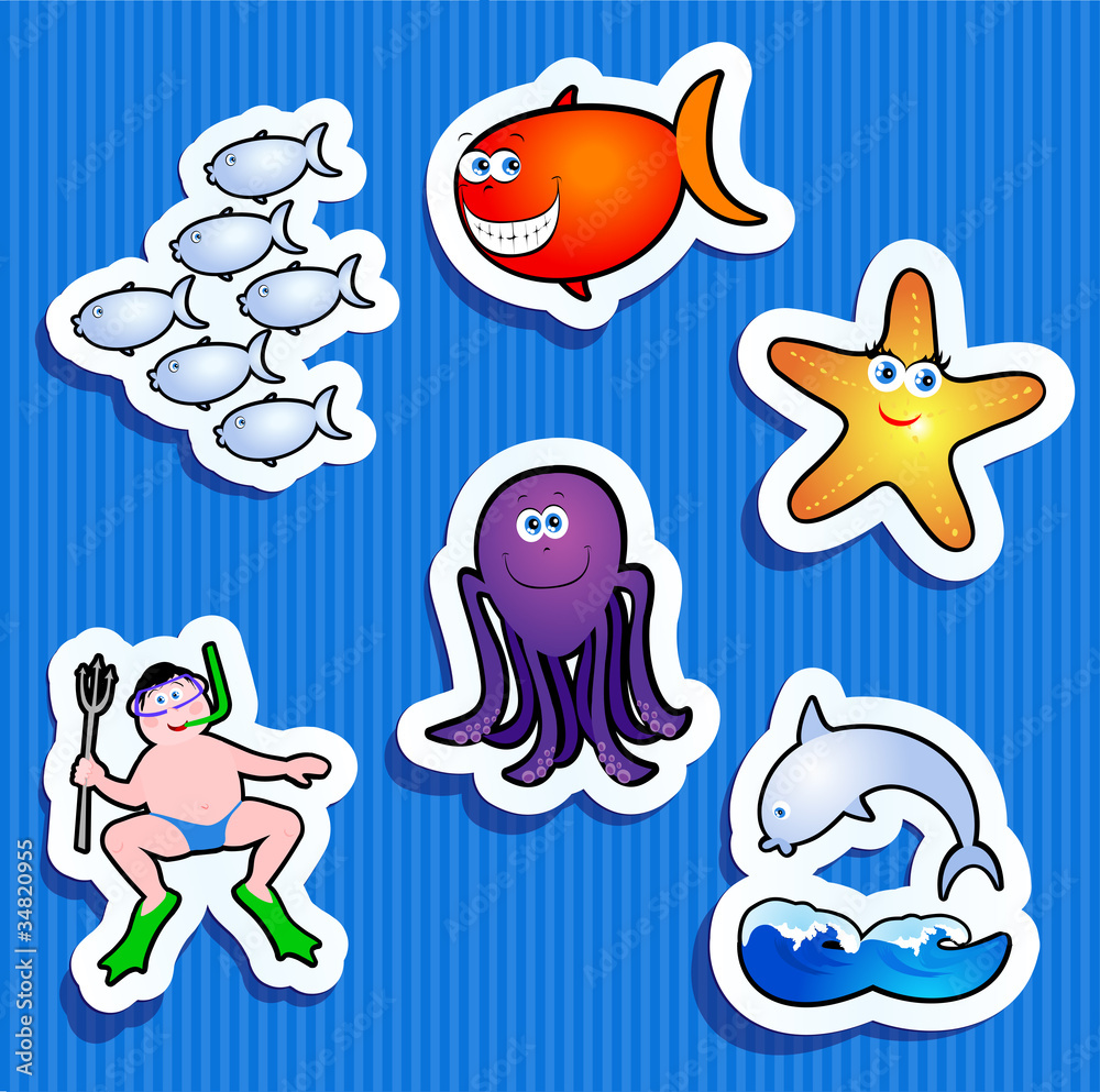 Sea stickers
