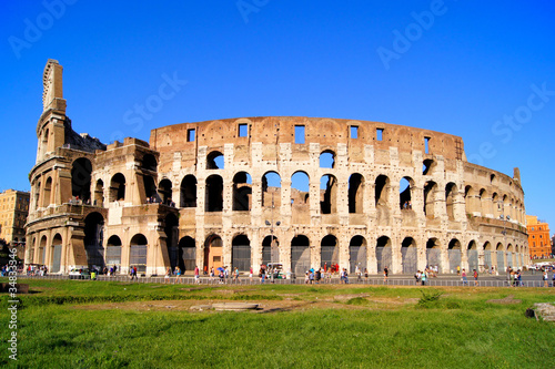 The famous symbol of Rome  the Colosseum
