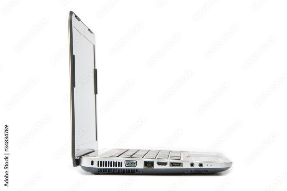 Modern notebook on isolate background. Modern notebook on isolate background.