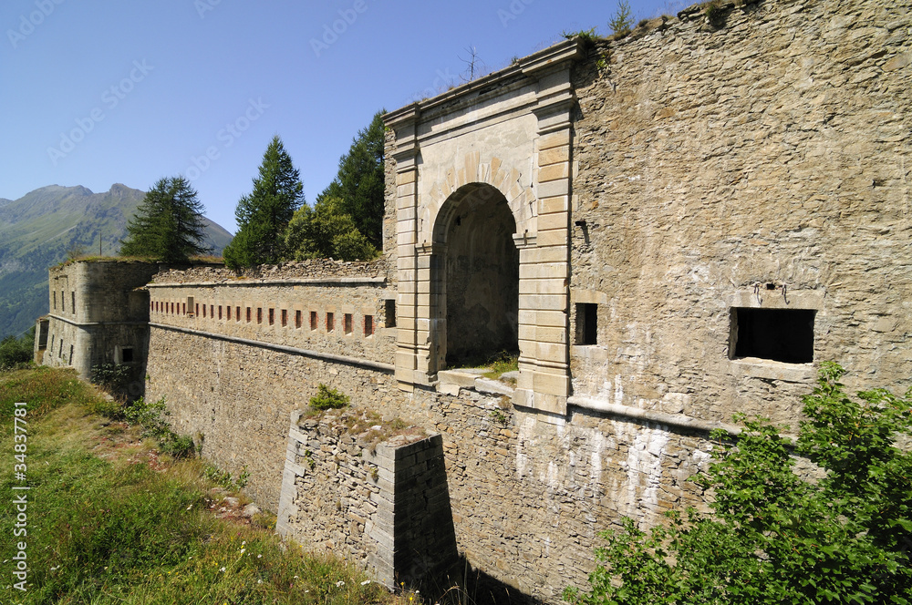 Serre Marie fort - Italy - Piedmont - 1892