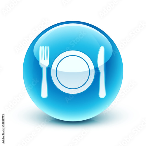 icône restaurant / restaurant icon