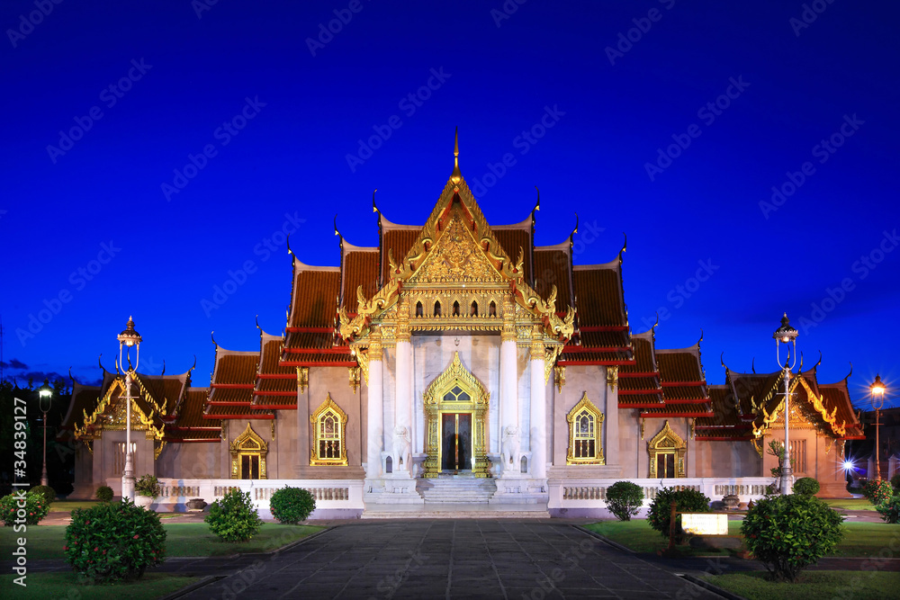 Marble Temple  Bangkok Thailand