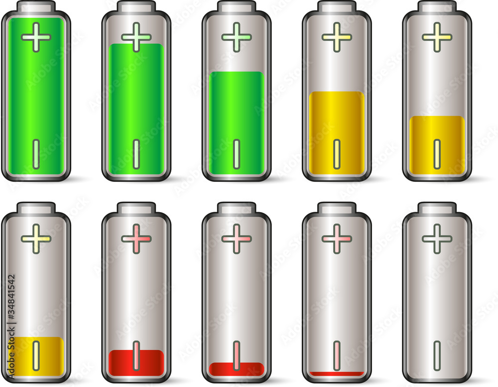 battery icons battery icons