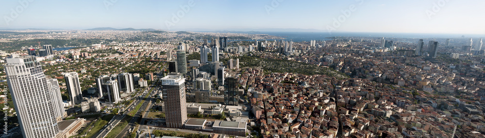 Istanbul Panoramic View (Levent Region), Turkey