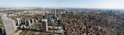 Istanbul Panoramic View  Levent Region   Turkey