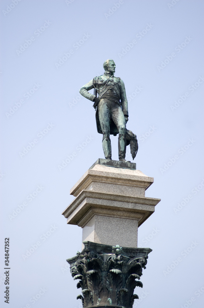 Obraz premium Duke of Wellington Statue, Stratfield Saye