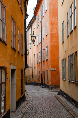 Stockholm  Sweden. Building in the old town