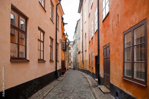Stockholm  Sweden. Building in the old town