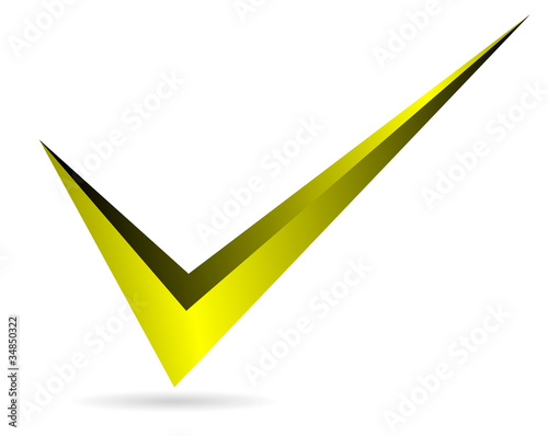 Gold checkmark
