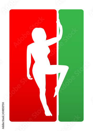 poledance-rot-gruen