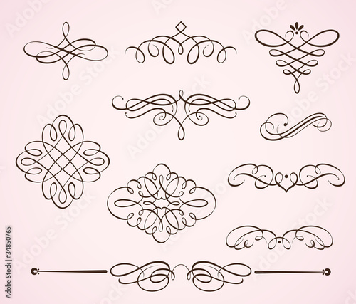 swirling flourishes elements