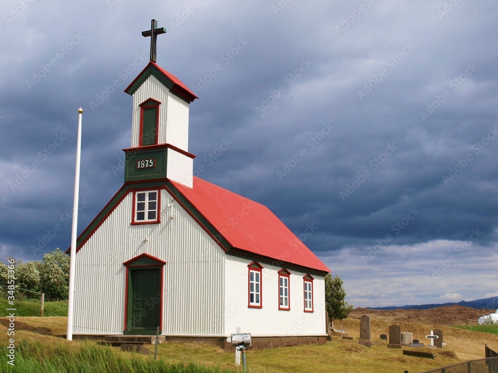 Fototapeta premium Eglise en Islande