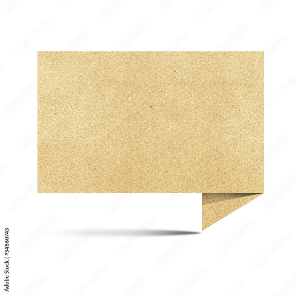 Large size paper talk origami recycled papercraft Large size paper talk origami recycled papercraft