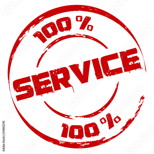 Stempel: 100 % Service