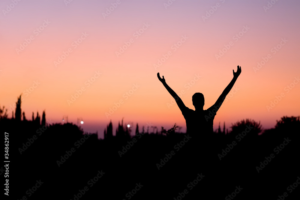 Man Praising in Nature