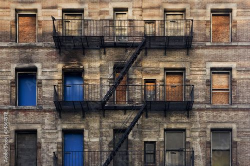 Fire escape facade © mezzotint_fotolia