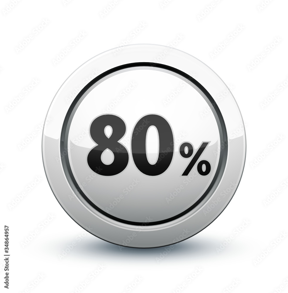 icône 80% icône 80%