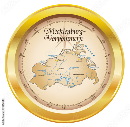 Freistaat Mecklenburg-Vorpommern in SVG
